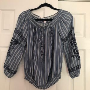 Xhilaration off the shoulders top